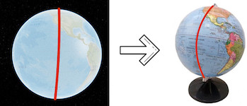 Visualização do Globo Terrestre
