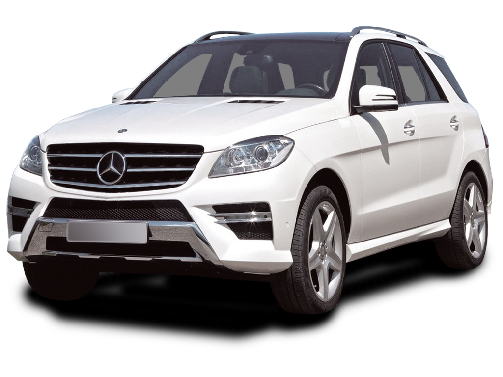 Mercedes Benz ML350 white color