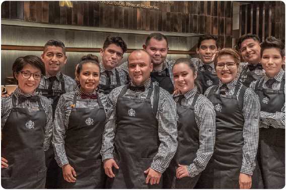 Group of Starbucks
