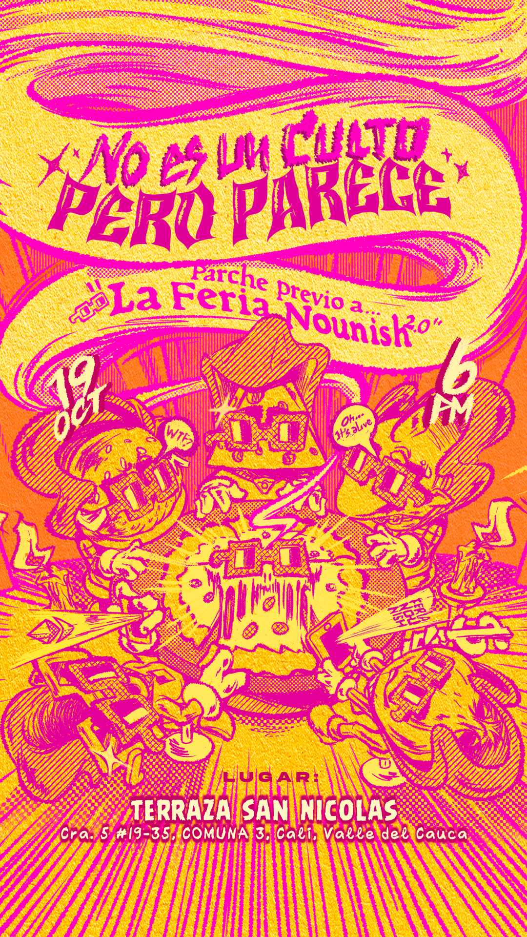 Parche Previo flyer