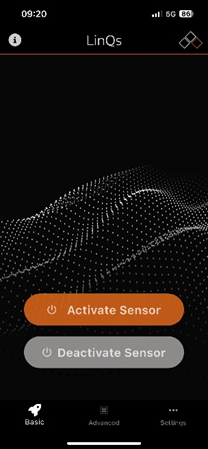 Sensor aktivieren