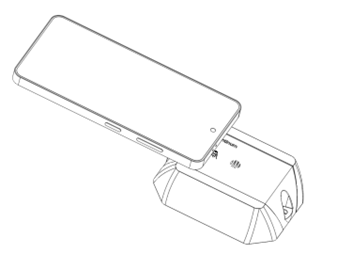 Position of the NFC tag on the Juno IFM TH TILT sensor