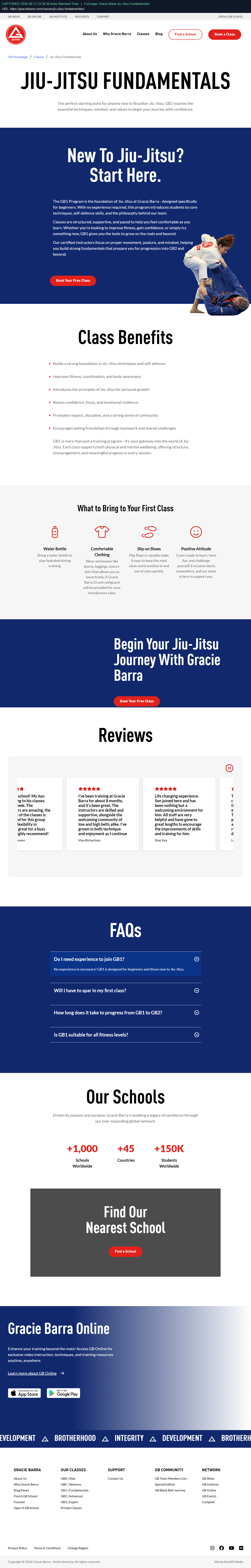 Full page: Gracie Barra Jiu-Jitsu Fundamentals
