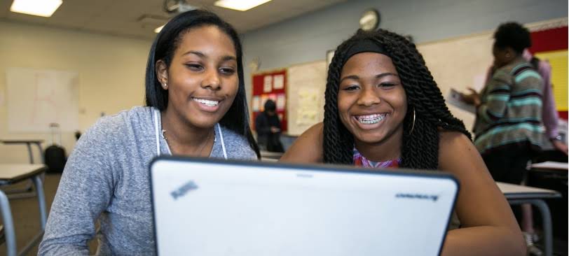images of coding students