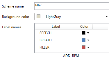 New discrete annotation scheme window.