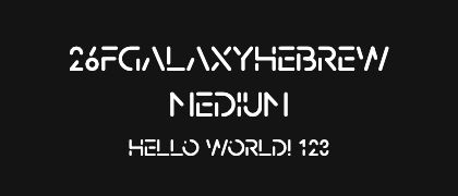 26FGalaxyHebrew-Medium