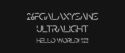 26FGalaxySans-UltraLight