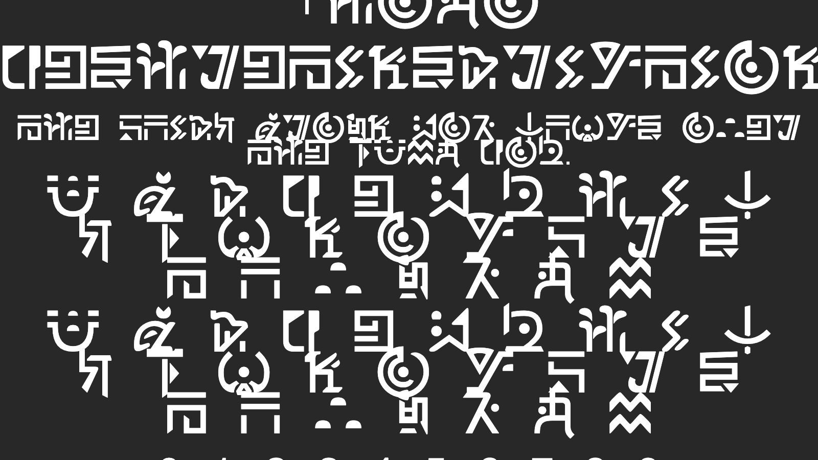 HoYo-DeshretInscription字体预览