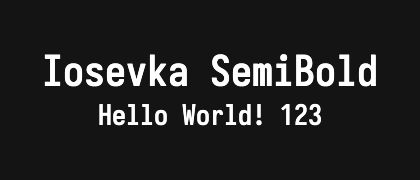 Iosevka-SemiBold