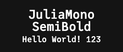 JuliaMono-SemiBold