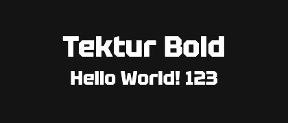 Tektur-Bold