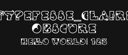 Typefesse_Claire-Obscure