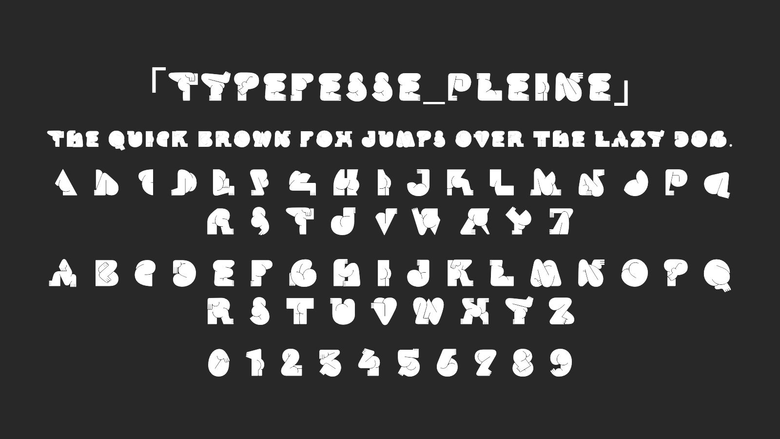 Typefesse_Pleine字体预览