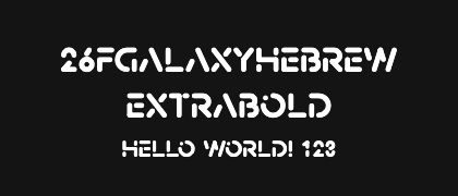 26FGalaxyHebrew-ExtraBold