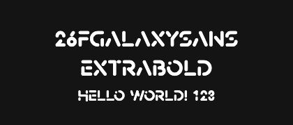 26FGalaxySans-ExtraBold