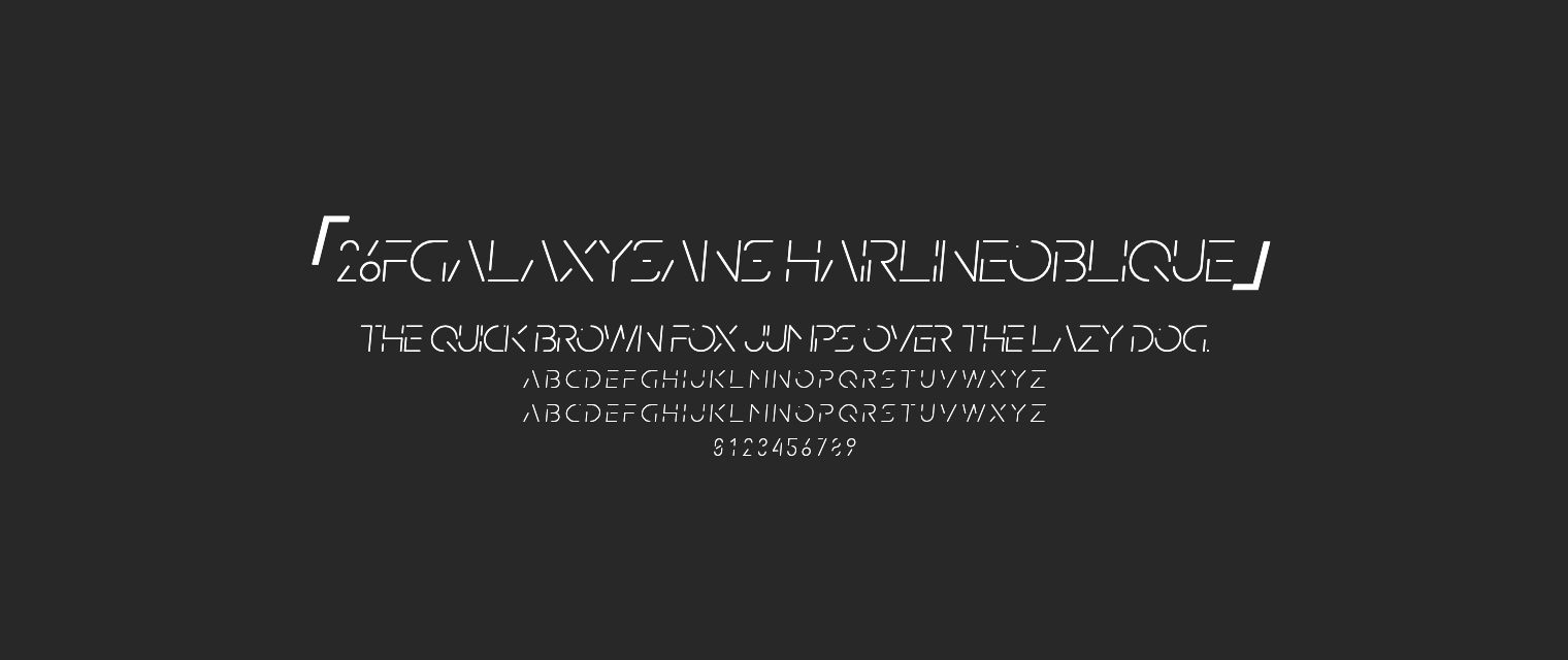 26FGalaxySans-HairlineOblique