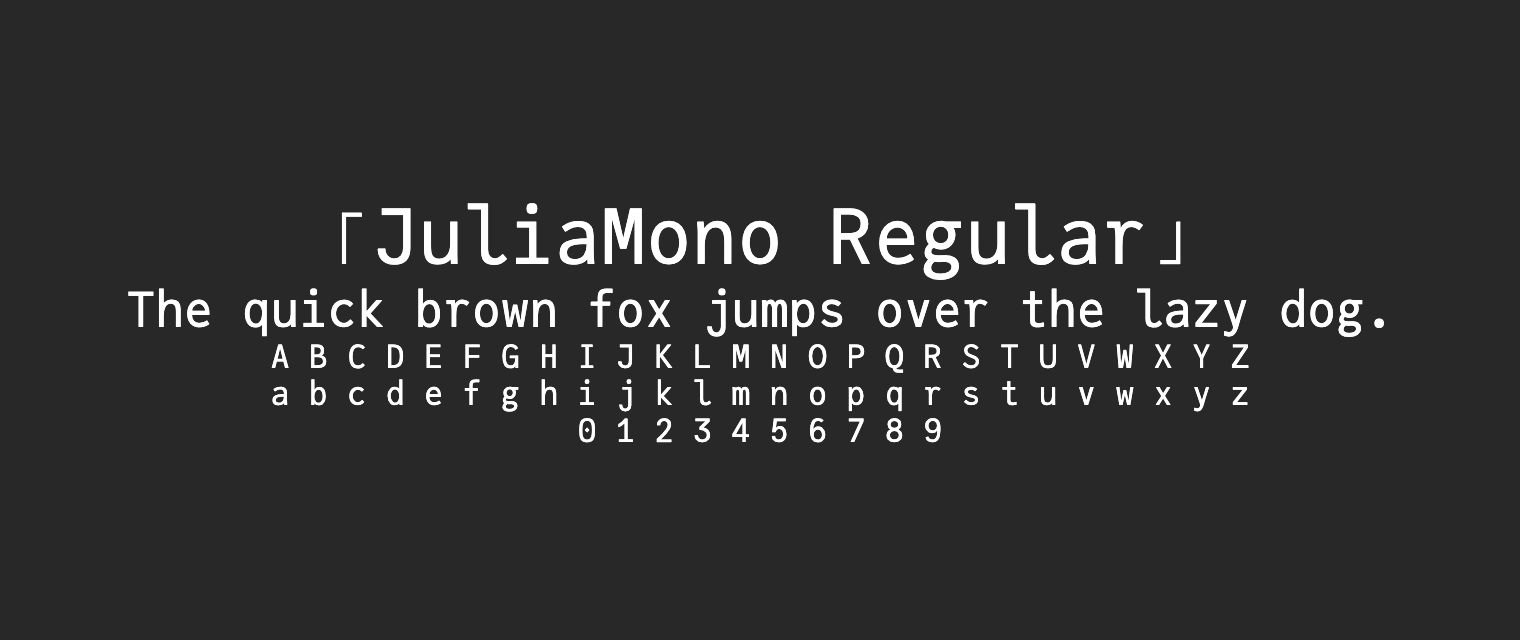 JuliaMono-Regular