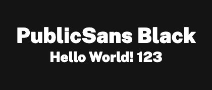 PublicSans-Black