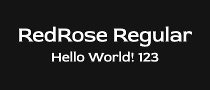 RedRose-Regular