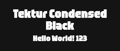 Tektur-Condensed-Black