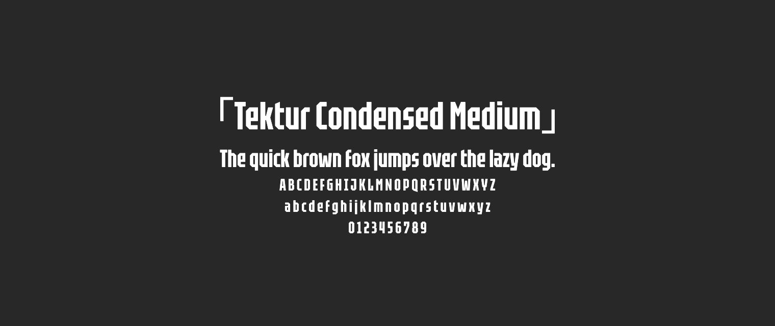 Tektur-Condensed-Medium
