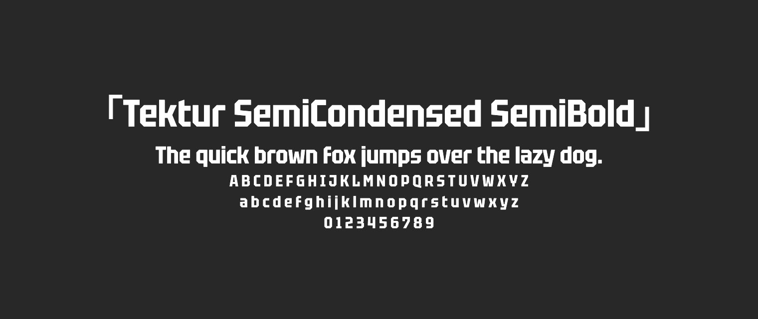 Tektur-SemiCondensed-SemiBold