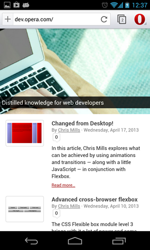 changes happen on the device instantly