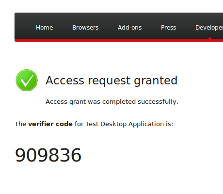 a verifier screen