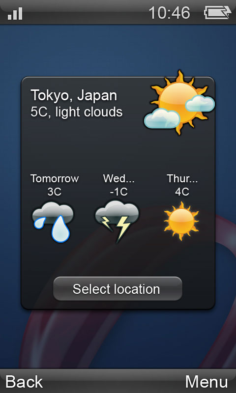 Fullscreen widget