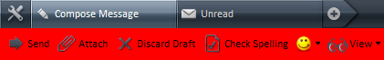 Mail compose toolbar skin