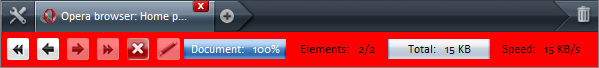 Progress bar skin