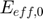 $E_{eff,0}$