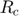$R_{c}$