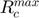 $R_{c}^{max}$