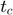 $t_{c}$