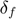 $\delta_{f}$