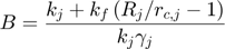 $$B = \frac{k_{j}+k_{f}\left(R_{j}/r_{c,j}-1\right)}{k_{j}\gamma_{j}}$$