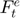 $F_{t}^{e}$