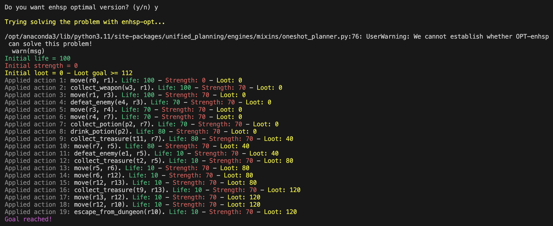 Optimal option preview